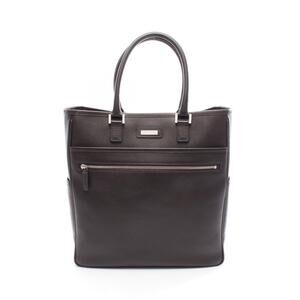 Burberry Brown Leather Tote Bag